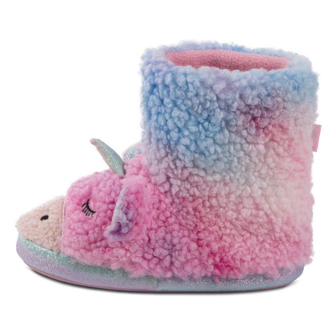 totes Kids Unicorn Boot Slippers