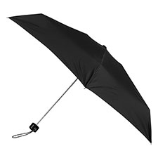 totes ECO-BRELLA&#174; Compact Round Black Umbrella Black