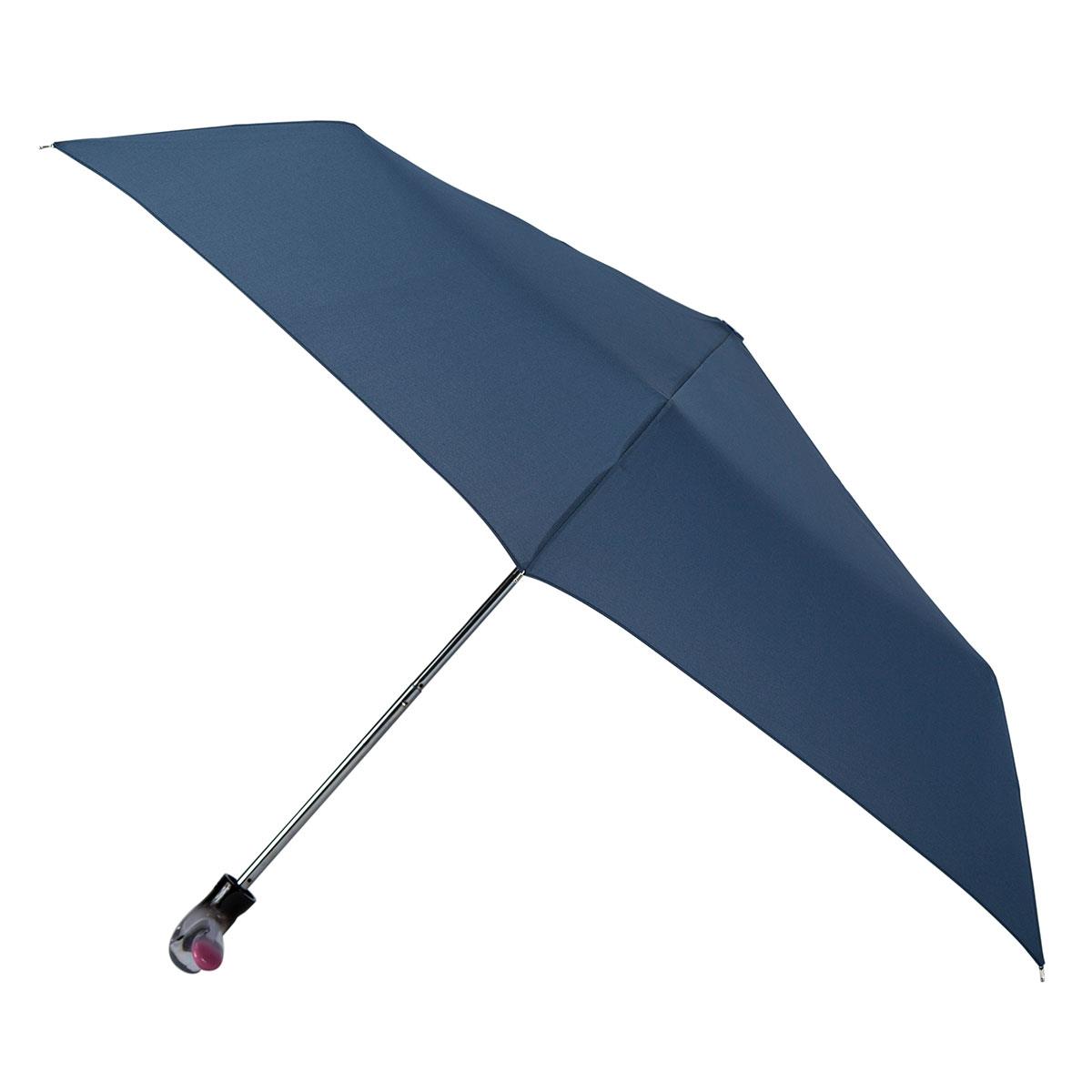 totes Steel Navy Umbrella (3 Section) totes ISOTONER