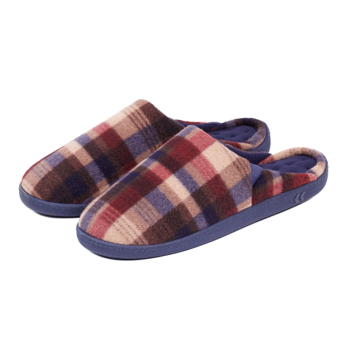 mens isotoner slippers isotoner mens pillowstep fleece mule slippers ebay mens isotoner slippers isotoner mens pillowstep fleece mule slippers ebay