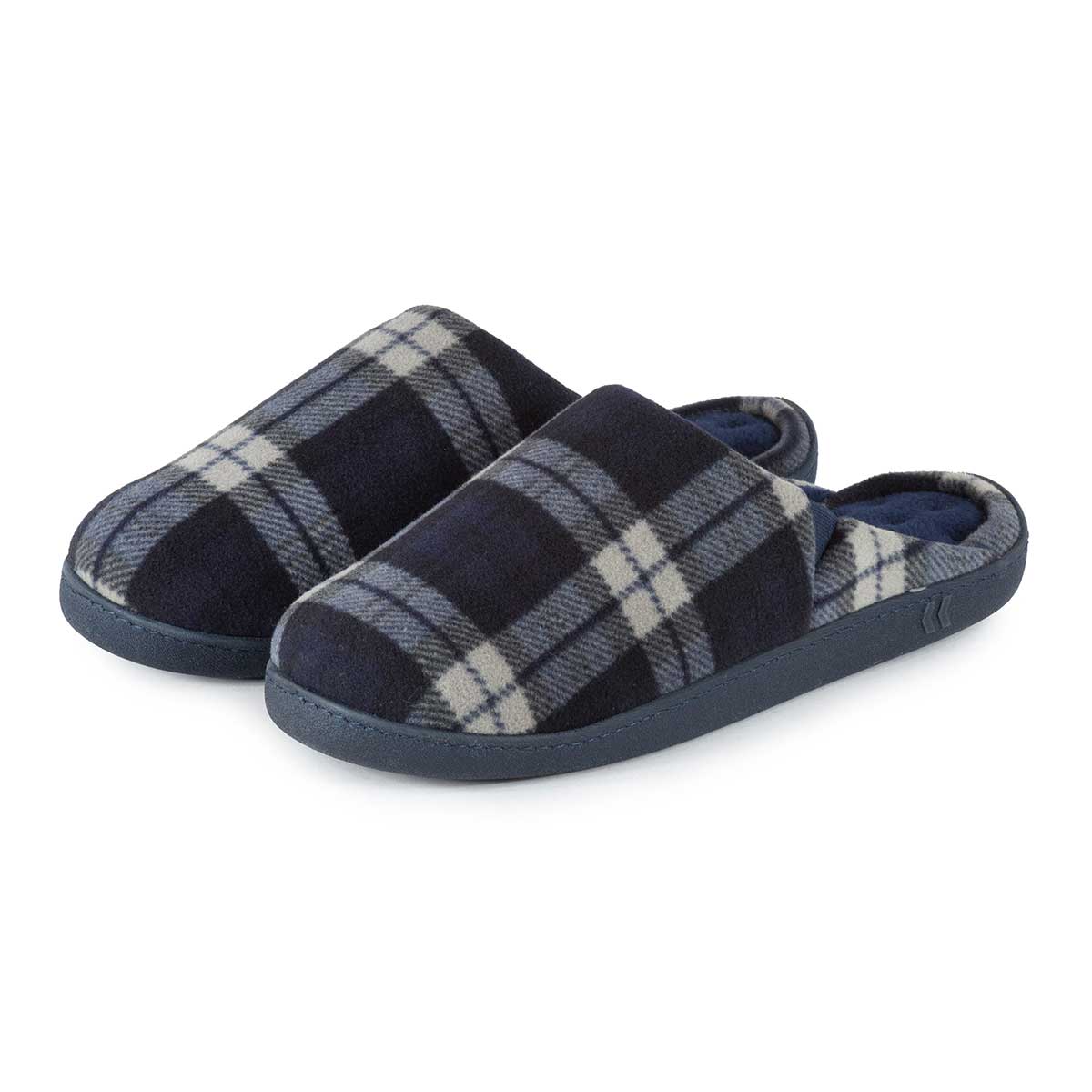 isotoner mule slippers isotoner mens fleece check pillowstep mule slippers isotoner mule slippers isotoner mens fleece check pillowstep mule slippers