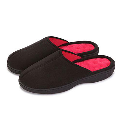 isotoner mens mule slippers