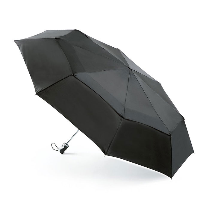 Clothing Accessories totes Big Top Aluminium Auto Open/Close Umbrella Black