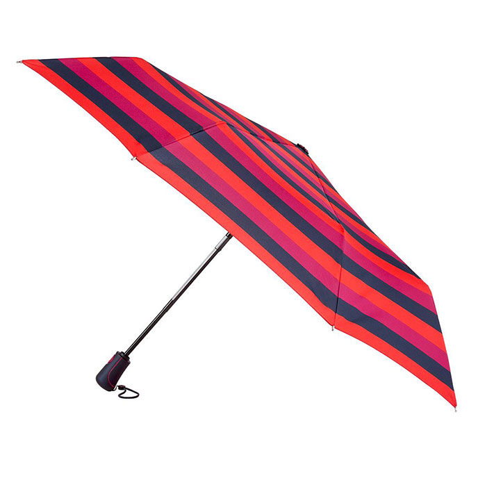 totes Auto Open Close XTRA STRONG Block Stripe Umbrella (3 Section