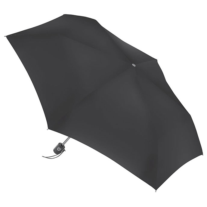 totes Black Auto Open Close Umbrella totes ISOTONER