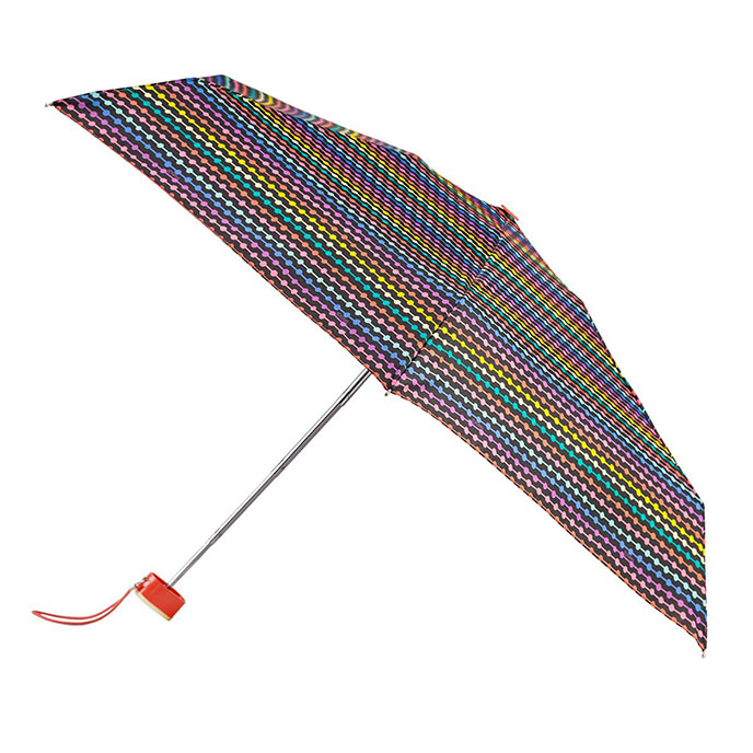 Women's Accessories totes Miniflat Bright Bead Stripe Print Umbrella (5 Section)