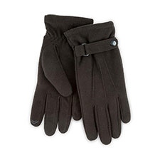 Isotoner Mens Smartouch Fleece Gloves