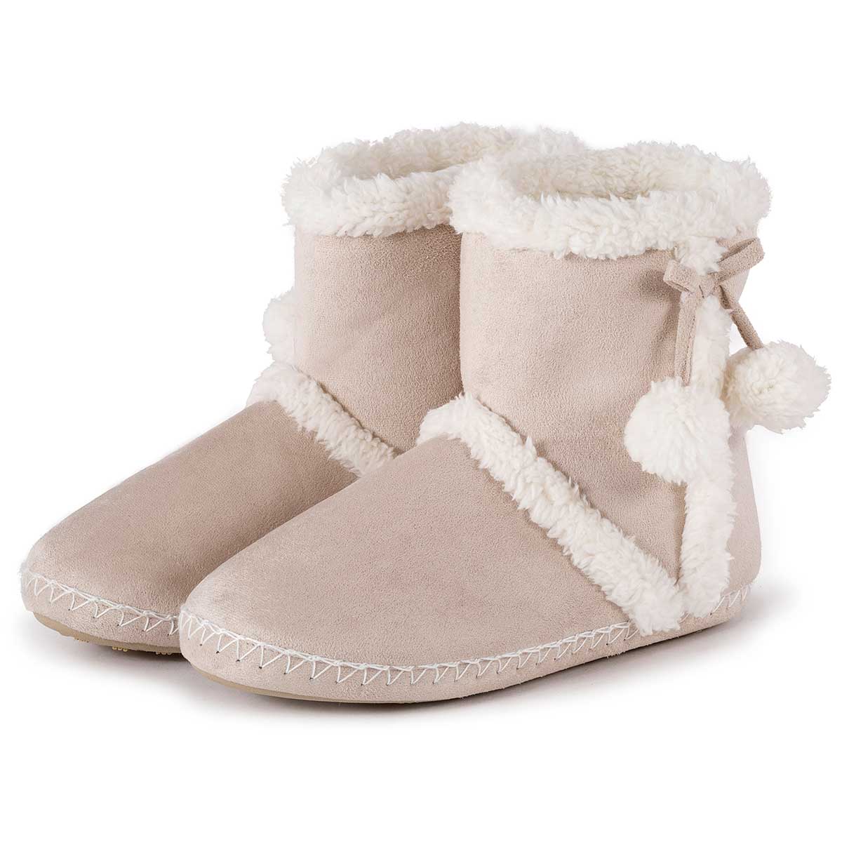 totes Ladies Suedette Bootie Slippers totes ISOTONER