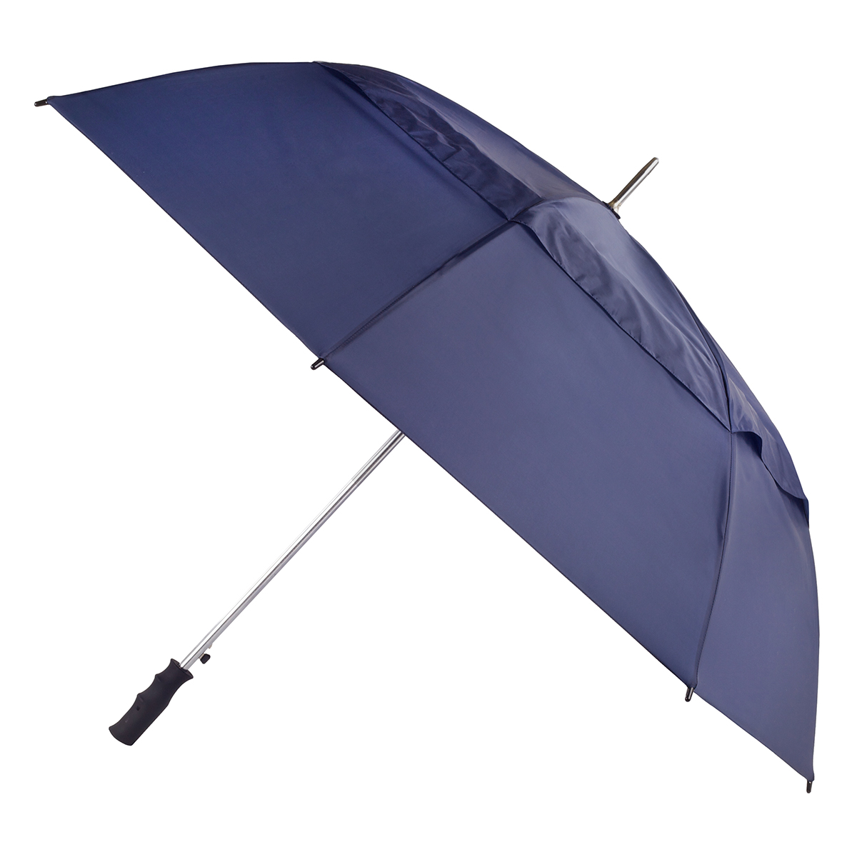 totes Auto Open Windproof Double Canopy Umbrella totes ISOTONER