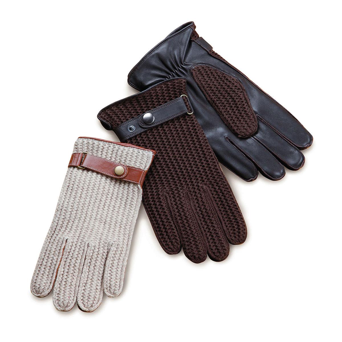 isotoner Cotton Knit Back Glove