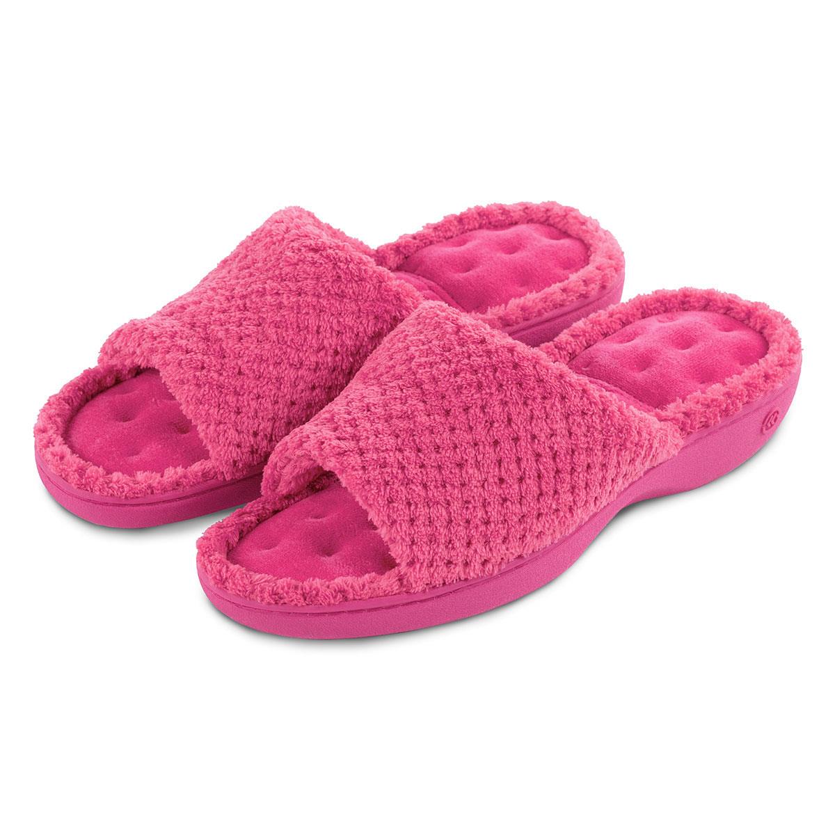 sole slippers isotoner popcorn secret sole open toe mule slippers ebay sole slippers isotoner popcorn secret sole open toe mule slippers ebay