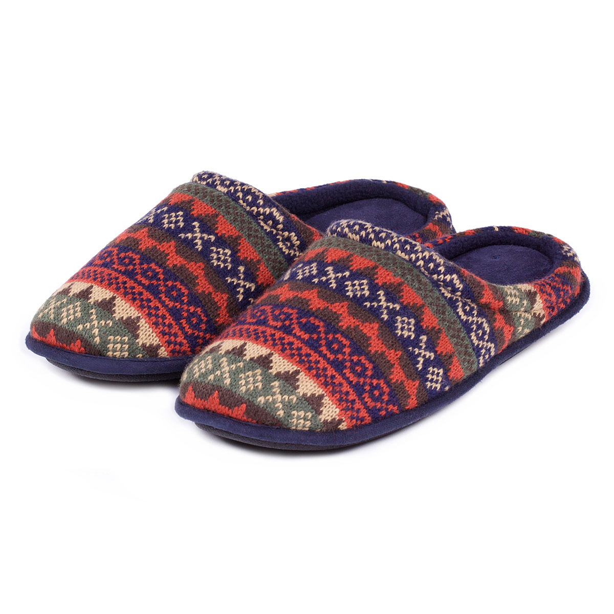 isotoner mens mule slippers