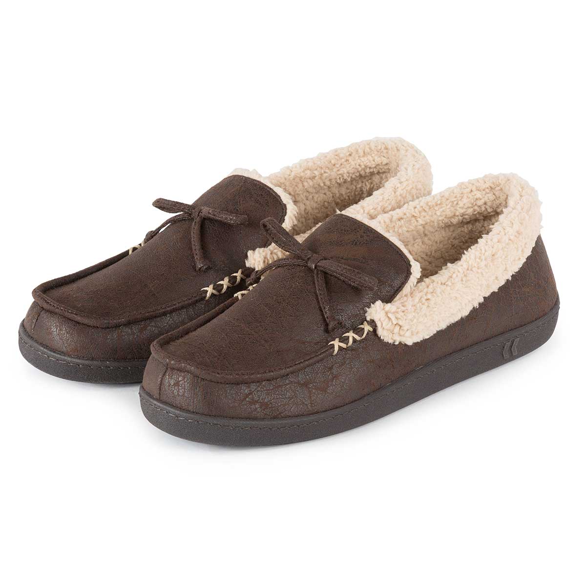 mens sherpa slippers isotoner mens pebble moccasin slippers with sherpa ebay mens sherpa slippers isotoner mens pebble moccasin slippers with sherpa ebay