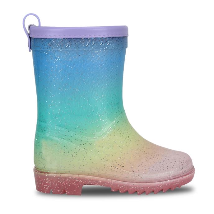 Puddle Jumpers Toddler Welly Boot Ombre Glitter Print