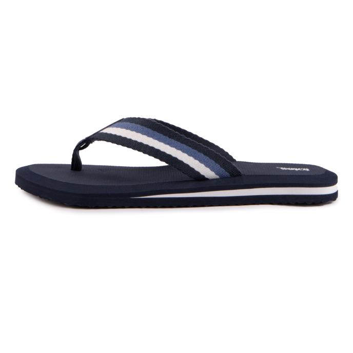 totes&#174; Mens Tape Toe Post Sandal Navy