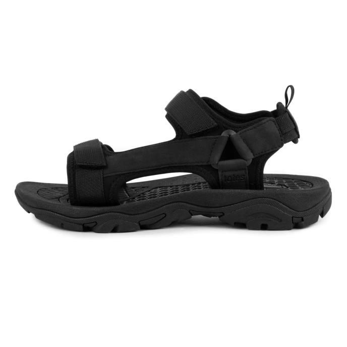 totes&#174; Mens Walking Sandal Black