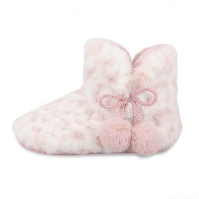 totes toasties® Kids Boot Slippers Pink / White