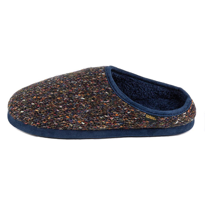 totes Mens Knitted Mule Slipper
