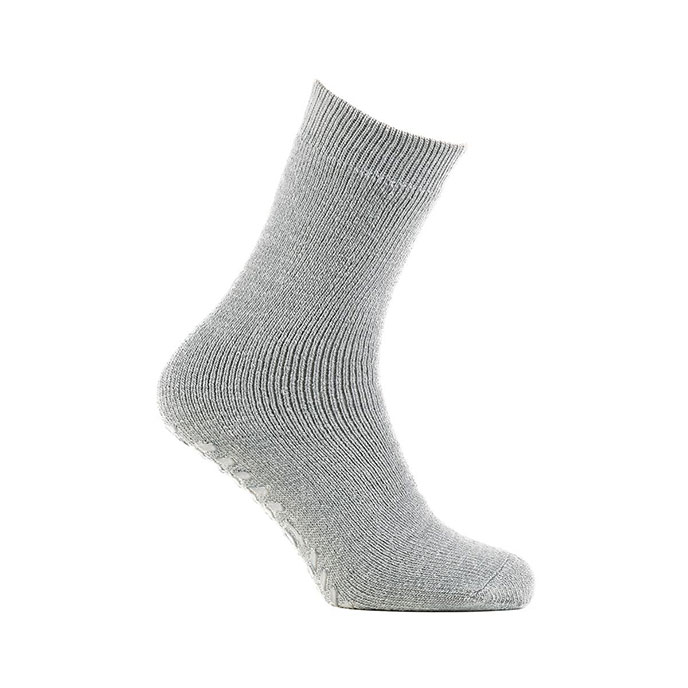 totes toasties&#174; Ladies Recycled 3.0 Tog Thermal Original Slipper Socks Grey Marl