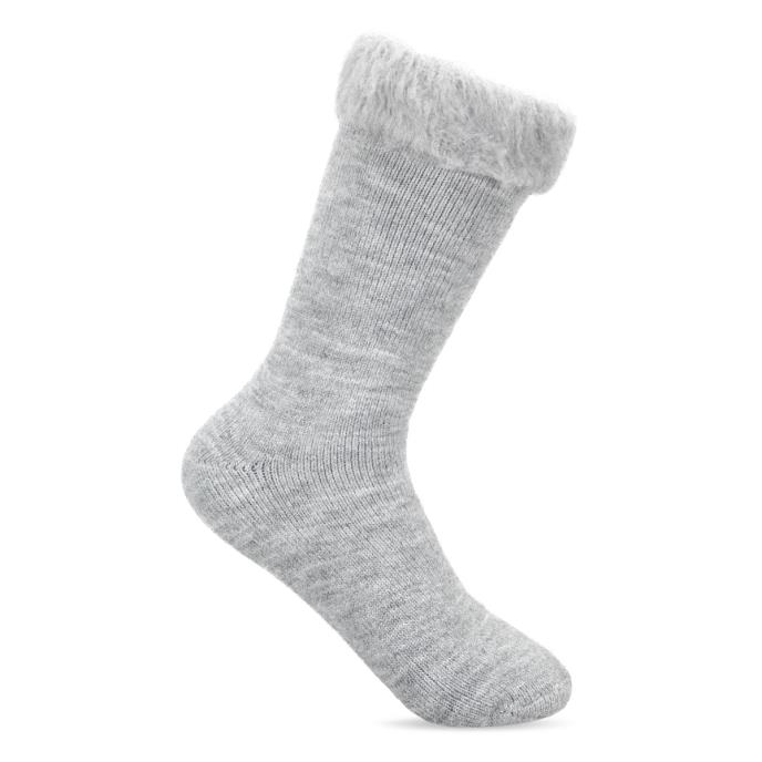 totes toasties® Ladies Thermal Brushed Bed Sock Grey