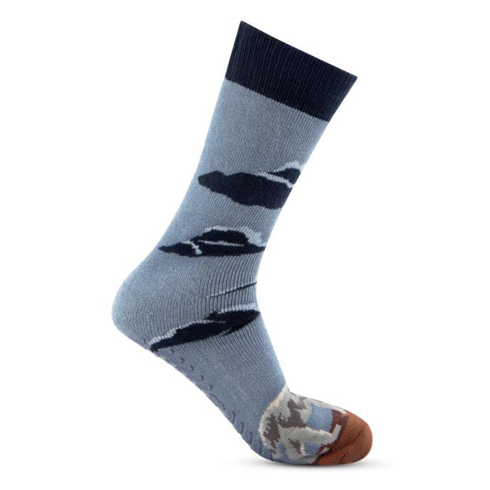 totes toasties&#174; Mens Original Novelty Slipper Socks Wolf