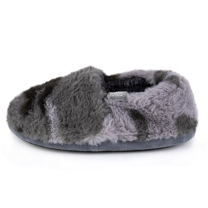 totes Boys Short Full Back Slipper Camo