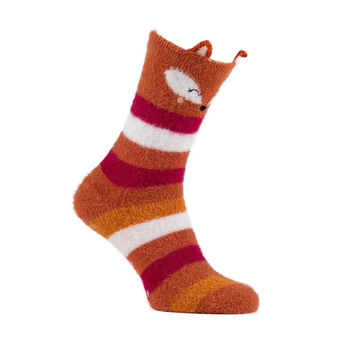 totes Ladies Novelty Supersoft Socks Fox