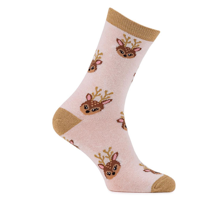 totes Ladies Single Day Sock Deers