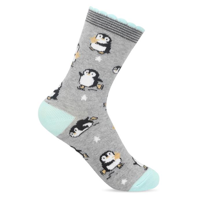 totes toasties® Ladies Novelty Ankle Socks Penguin