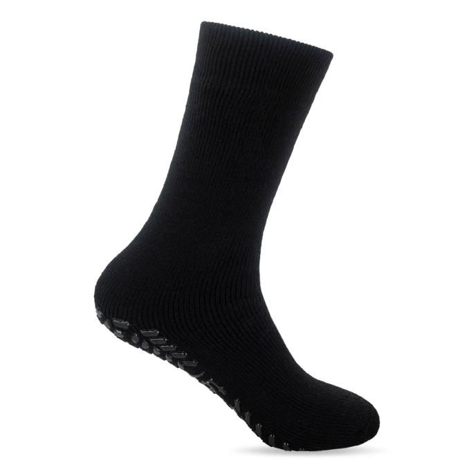 totes toasties® Mens Thermal Brushed Original Slipper Socks Black