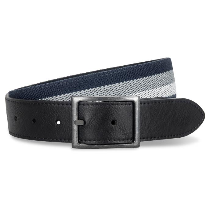 totes® Mens Stripe Reversible Belt Multi
