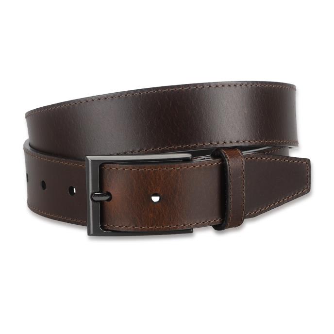totes® Mens Genuine Leather Belt Brown