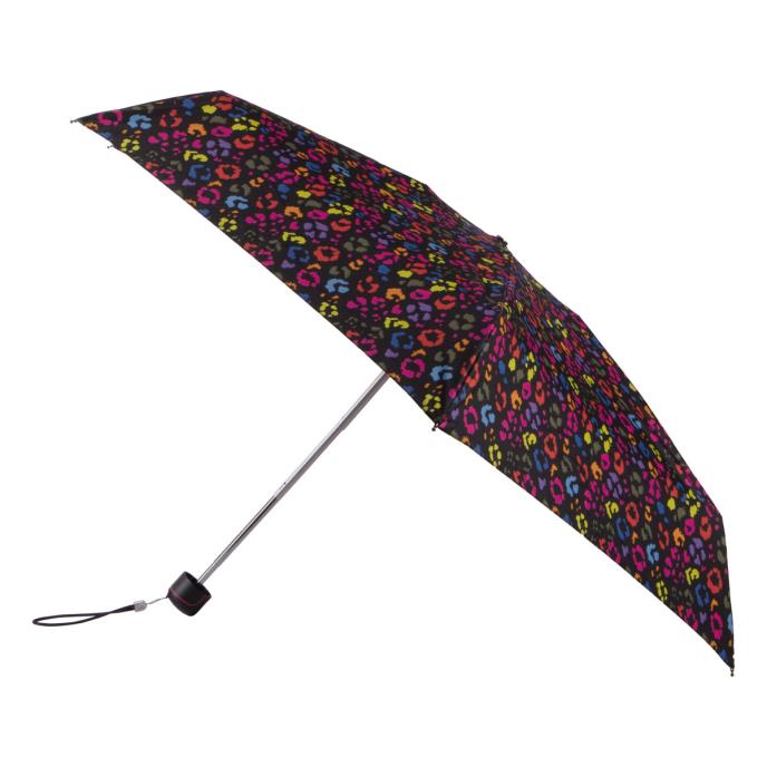 totes ECO XTRA STRONG Mini Multicolour Panther Print Umbrella