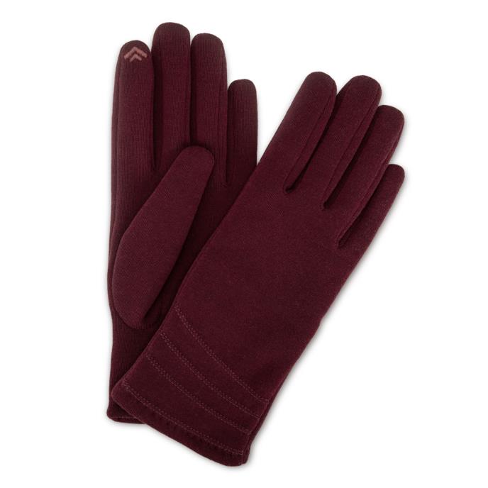 Isotoner® Ladies Thermal Glove With SmarTouch Burgundy