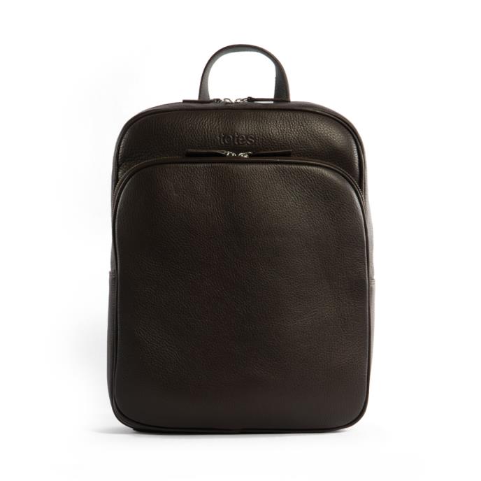 totes&#174; Genuine Leather Backpack Brown