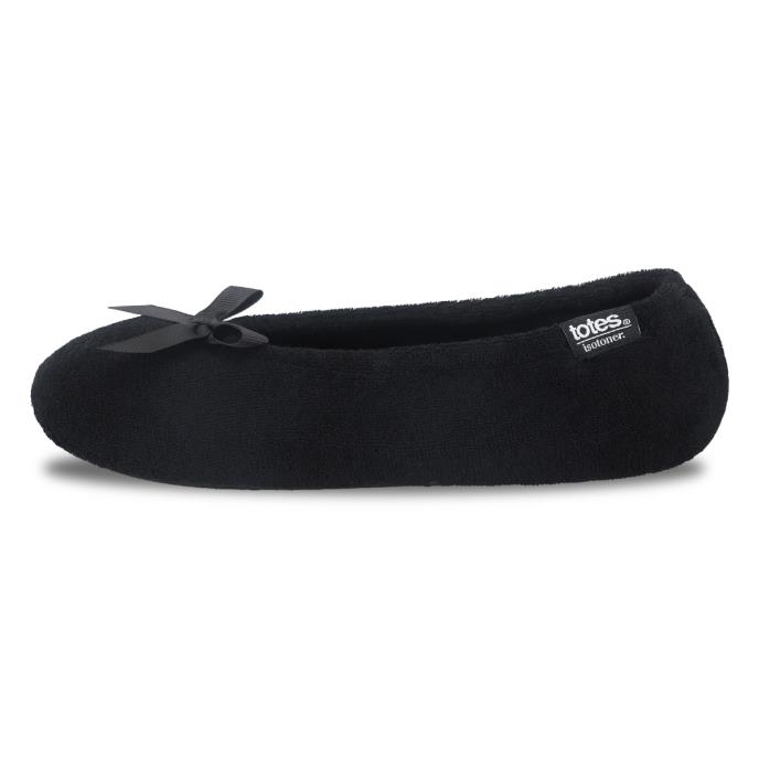 Isotoner® Ladies Terry Ballerina Slippers