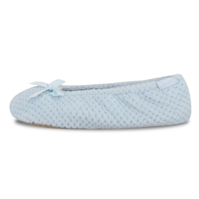 Isotoner® Ladies Popcorn Ballet Slipper Pastel Blue