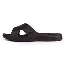 totes&#174; SOLBOUNCE  Ladies Cross Slide Black