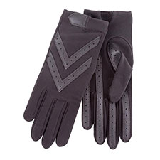 Isotoner&#174; Ladies Original Stretch Glove with Smartouch  Charcoal
