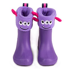 Cirrus Childrens Novelty Fleece Welly Liners Monster