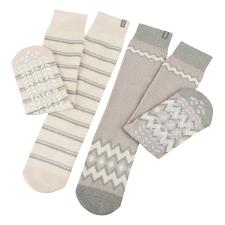 totes toasties&#174; Ladies Original Slipper Socks (Twin Pack) Fairisle / Plain