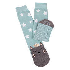 totes toasties Ladies Single Original Slipper Socks Cat