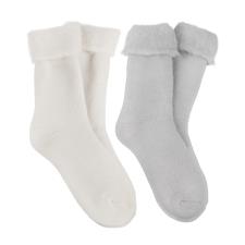 totes toasties&#174; Ladies Premium Twin Pack Brushed Thermal Bed Sock