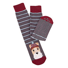 totes toasties Mens Original Slipper Sock Dog