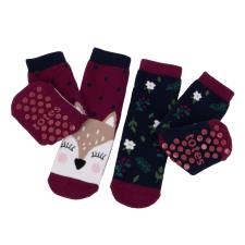 totes toasties Childrens Original Slipper Socks (Twin Pack) Deer