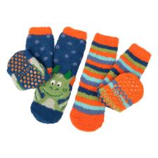 totes toasties Boys Super Soft Slipper Socks (Twin Pack) Dragon