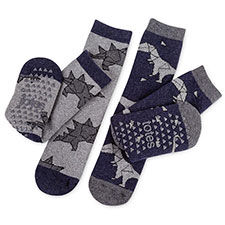 totes toasties Kids Novelty Slipper Socks (Twin Pack)