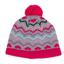 totes Girls Knitted Hat Pink Mix