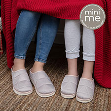 totes Girls Premium Quilted Mule Slipper (Mini Me)