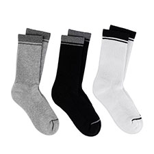 totes Mens Triple Pack Sports Socks